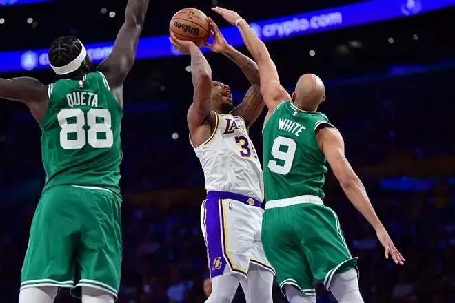 赛事分析-美媒：本赛季限制对手内线得分榜，凯尔特人、雷霆位列前二